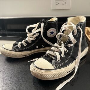 Converse High-Top Sneakers - Black and White